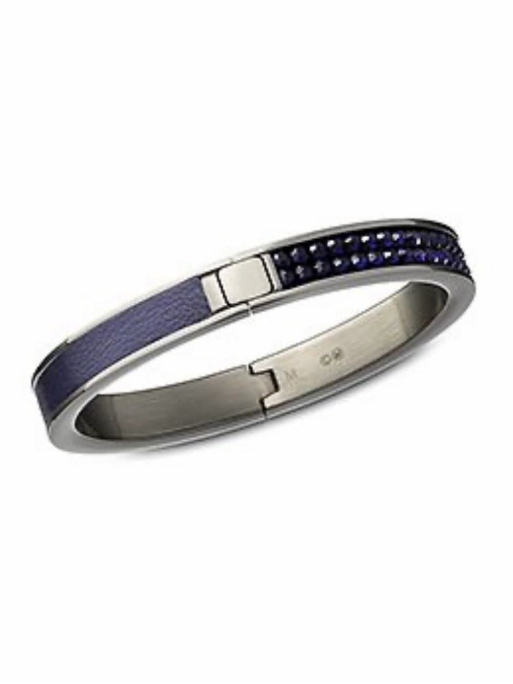 Swarovski Intervalle Thin Blue Bangle